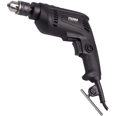 FERM Trapano elettrico 450W - 10mm - VelocitÃ variabile e Impugnatura morbida