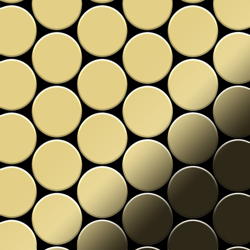 Mosaico metallo solido Ottone laminato oro spesso 1,6 mm ALLOY Medallion-BM en oferta