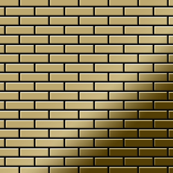 Mosaico metallo solido Titanio specchiato Gold oro spesso 1,6 mm ALLOY PK-Ti-GM características