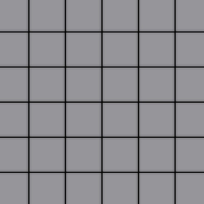 Alloy - Mosaico metallo solido Acciaio inossidabile opaco grigio spesso 1,6 mm Cinquanta-S-S-MA