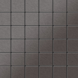 Mosaico metallo solido Titanio spazzolato Smoke grigio scuro spesso 1,6 mm ALLOY Cinquanta-Ti-SB características