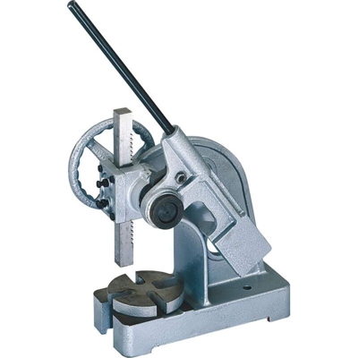 Pressa manuale da banco a cremagliera FERVI P029/2 con tavola girevole estraibile - forza 15000N