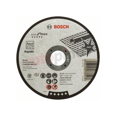 Bosch - Mola da taglio Best for Inox – Rapido