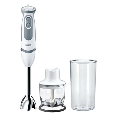 MultiQuick 9 MultiQuick 5 Vario MQ 5220 WH 0,6 L Frullatore ad immersione Grigio, Acciaio inossidabile, Bianco 1000 W - Braun