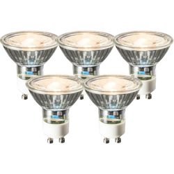 LUEDD Set di 5 lampade a LED GU10 COB 3W 230lm 2700K características