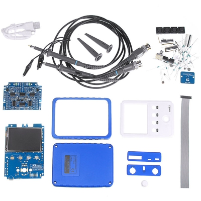 Insma - JYETech 15801K Kit oscilloscopio digitale a doppio canale WAVE2 fai-da-te con touch screen