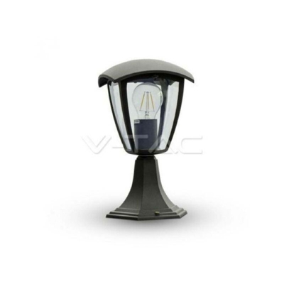 V-Tac Lume Giardino Portalampada E27 Per Esterno Ip44 Colore Nero 7057