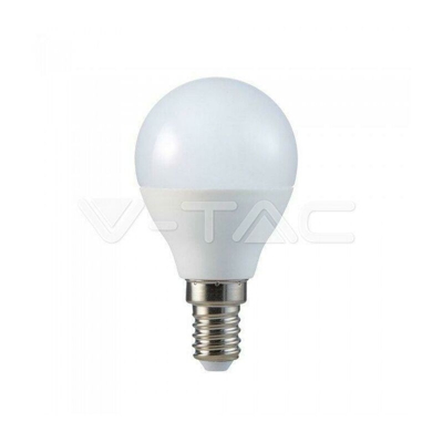 Lampadina LED V-TAC E14 4,5W P45 Compatibile con Google Home e Amazon Alexa Tramite App V-Tac Smart RGB e 3 in 1 Dimmerabile