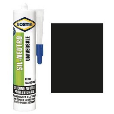 Bostik Silicone Neutro Nero Ml.300