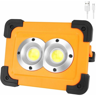 Driwei - Faro solare portatile ricaricabile USB campeggio lavoro emergenza led TE-B0265