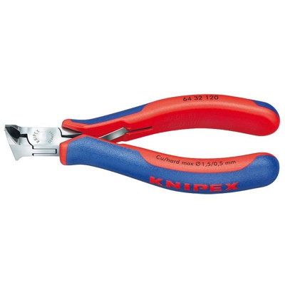 Knipex Tronchese per elettronica con tagliente frontale 120 mm - 64 32 120