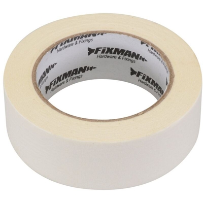 FIXMAN Nastro adesivo a bassa adesività 38 mm x 50 m Rosso/Bianco