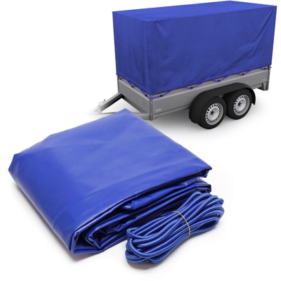 Telone per rimorchio 2075x1150x900 mm Copertura per rimorchio con cinghia in gomma - WILTEC