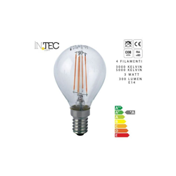 Gt Luce - Lampadina led calda fredda 3000 5000 kelvin e14, tipo luce fredda en oferta
