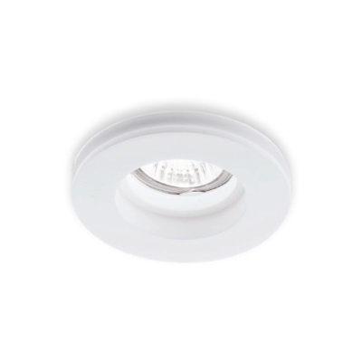 Inc-phantom-r1 - faretto tondo gesso verniciabile incasso controsoffitto gu10 - GT LUCE