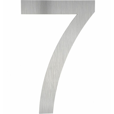 Numeri civici in acciaio inox - numeri civici da esterno, numero civico moderno, targhe - 7 - TECTAKE