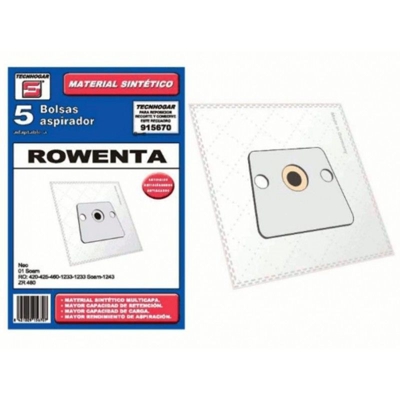Sacchetto aspirapolvere sintetico Rowenta NEO 5 unità 915670