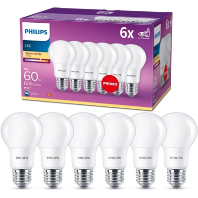 Lampadine a LED 6 pz 8 W 806 Lumen - Philips