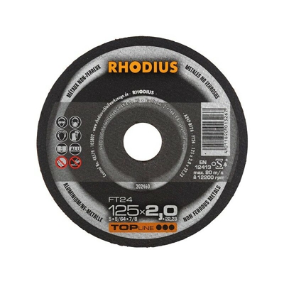Disk Coppettazione Ft24 125 X 2,0 Millimetri Rodio (25) - RHODIUS
