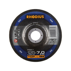 Disk Coppettazione Rs67 125 X 7,0 Millimetri In Acciaio Rodio (25) - RHODIUS precio