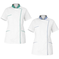 Casacca medicale donna Simon Bianco e verde XL - Giblor's características