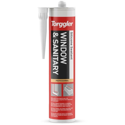 Silicone window & sanitary - 310 ml - Colore: Grigio - TORGGLER