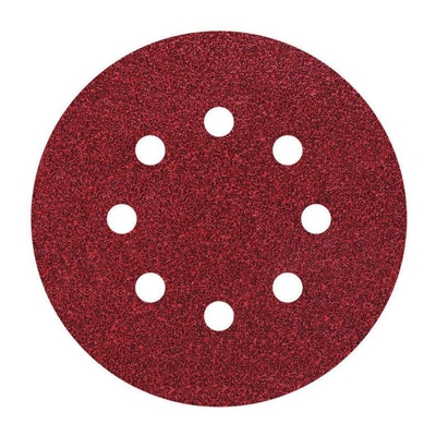 Wolfcraft Dischi abrasivi velcrati, corindone ø 125 mm - 2252000