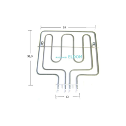 Electrolux - RESISTENZA FORNO REX SUPERIORE ORIGINALE 3570337018 precio