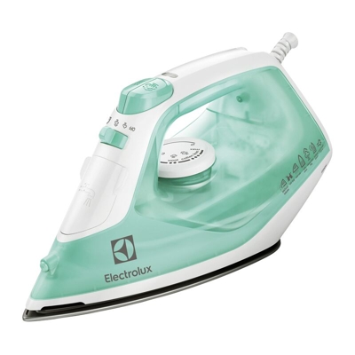 Electrolux EDB1720 Ferro da stiro a secco e a vapore Acciaio inossidabile Colore menta, Bianco 2200 W