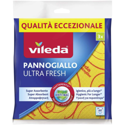 Bighouse It - PANNO GIALLO SET 3 PZ. MICROFIBRA VILEDA características