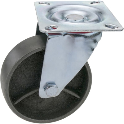 Rotelle pivotanti ruote industriale di metallo senza freno 100 mm - Primematik
