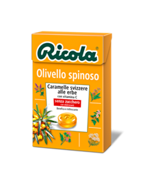 Ricola Olivello Spinoso Caramelle Svizzere Alle Erbe Con Vitamina C Senza Zucchero 50g características