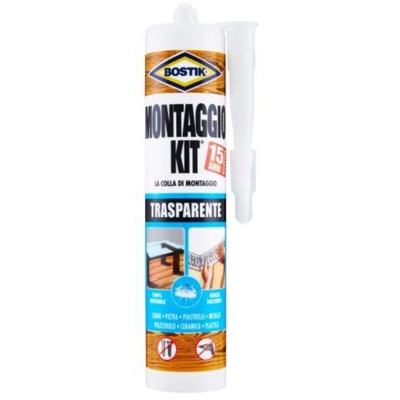 Generico - BOSTIK CART.'MONTAGGIO KIT' TRASPARENTE 310GR - GENERIC BRAND
