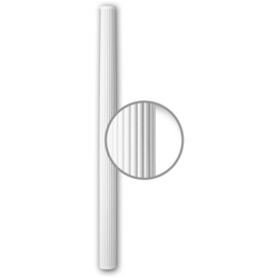 Profhome Decor - Fusto colonna completa 112081 Profhome colonna elemento decorativo stile neoclassico bianco características