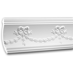 Profhome Decor - Cornice soffitto parete 150120F Profhome modanatura cornice flessibile modanatura tipo stucco stile neoimpero bianco 2 m características