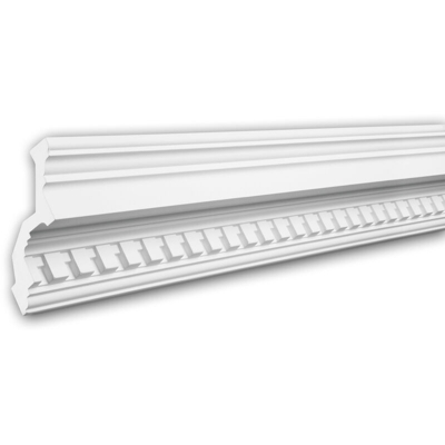 Profhome Decor - Cornice soffitto parete 150111F Profhome modanatura cornice flessibile modanatura tipo stucco stile neoclassico bianco 2 m
