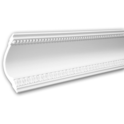 Cornice soffitto parete 150164F Profhome modanatura cornice flessibile modanatura tipo stucco stile neoclassico bianco 2 m - PROFHOME DECOR