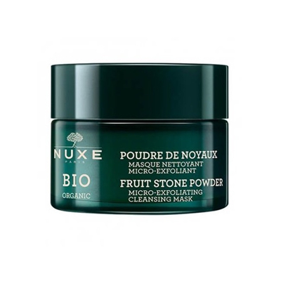 NUXE BIO ORGANIC POUDRE NOYAUX MASQUE NETTOYANT MICRO EXFOLIANT 50 ML