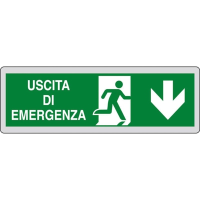 Ist - Etic. Ades. 150X50 'Uscita Emergenza'
