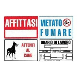 EAC - Cartello Segnaletico informazione Attenzione Area Video Sorvegliata 30x20 cm características