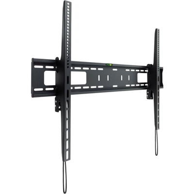 Soporte di Tv a parete fissa inclinabile max 75kg Vesa 900-600 fino a 100 pollici Colore Nero Lp42100t-b - TOOQ