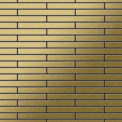 Mosaico metallo solido Titanio spazzolato Gold oro spesso 1,6 mm ALLOY Deedee-Ti-GB precio