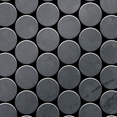 Mosaico metallo solido Acciaio grezzo laminato grigio spesso 1,6 mm ALLOY Medallion-RS