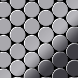 Mosaico metallo solido Acciaio inossidabile Marine specchiato grigio spesso 1,6 mm ALLOY Dome-S-S-MM en oferta