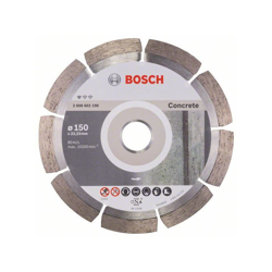 Bosch Lama da taglio diamantata standard per calcestruzzo, 150 x 22,23 x 2 x 10 mm, confezione da 1 pezzo precio