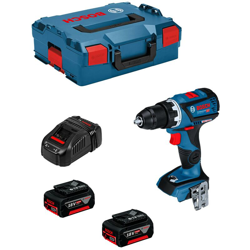 Trapano Avvitatore BOSCH GSR 18V-60 C (2 x 5,0 Ah + GAL1880CV + L-Boxx 136) características
