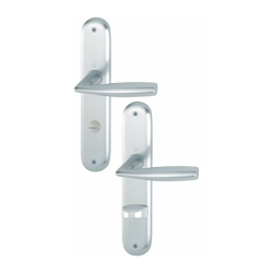 Set di piastre lunghe in alluminio Vitória 1515/273P. F1 bagno SK/OL 78mm DIN L/R - Hoppe precio