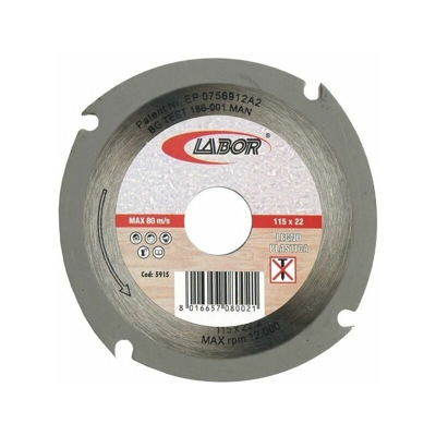Labor.disco Taglio Legno/plast. 115x22,2