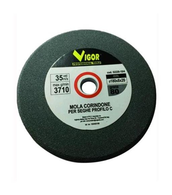 Mola Corindone Per Seghe Profilo C Gr.80 150X 6X16 - VIGOR
