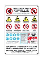 Blinky - Cartello Per Cantieri Info 21 Simboli Polionda Cm. 138X98 características